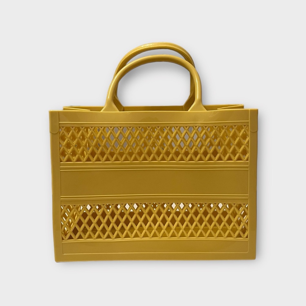 TQTA - Jelly Beach Tote Handbag.